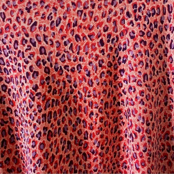 Diane Von Furstenberg 100% Silk Strapless animal leopard Dress - Picture 3 of 4